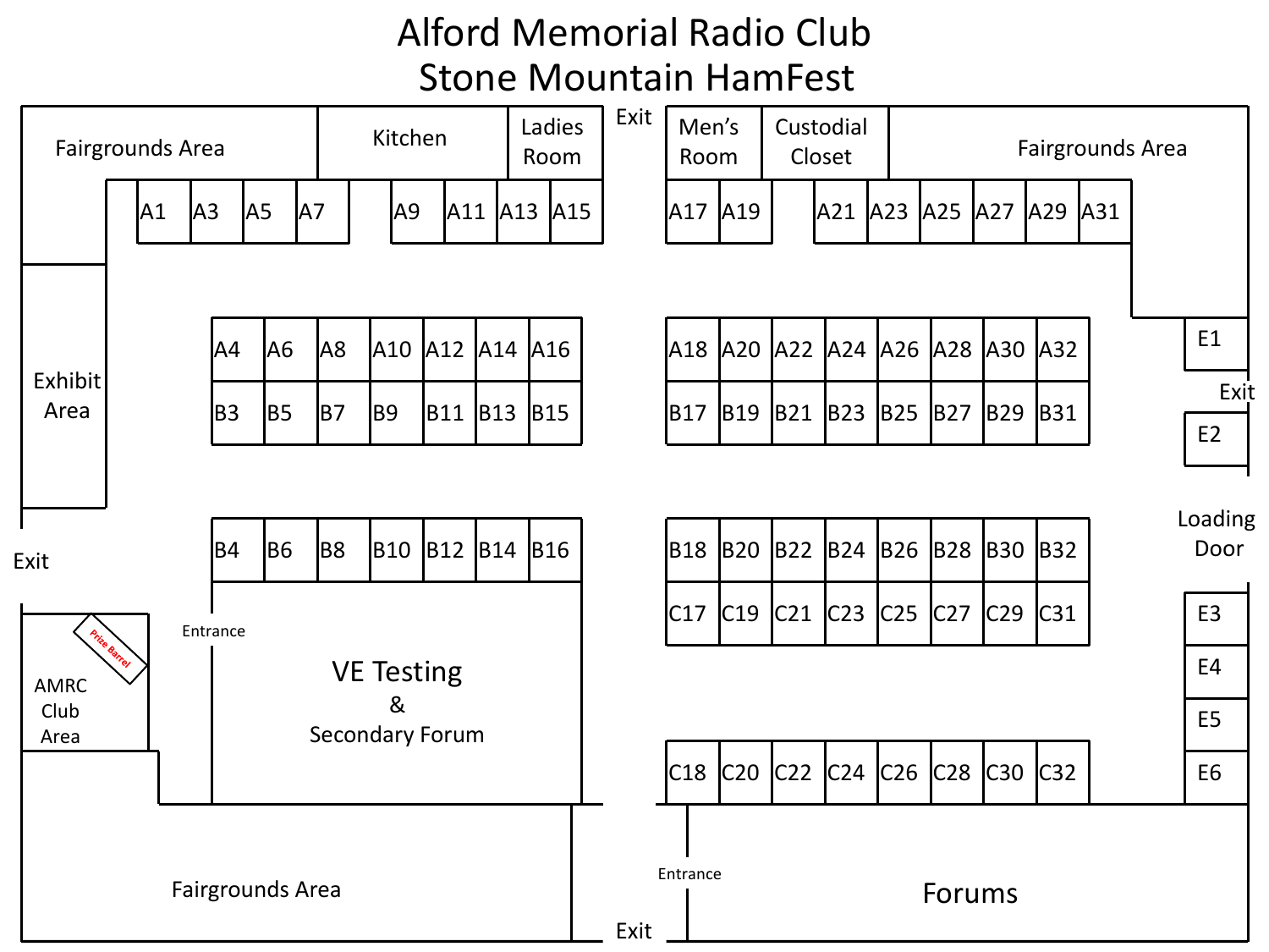 Exhibition Hall Map